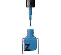 iZ Gel Effect Nail Polish | 6ml | Chip Resistant | Patented Formula | No UV Lamp Required (Azure Blue)