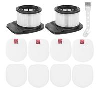IZ201UKT Filters for Shark Anti Hair Wrap Cordless Stick Vacuum Cleaner IZ201UK IZ202UK IZ202UKT IZ251UK IZ251UKT IZ252UK IZ252UKT IZ380UK IZ103UKGB, 2 Post Motor Filters and 4 Foam & 4 Felt Filter