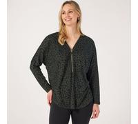 Izabel London Animal Print Zip Tunic ANIMAL PRINT SIZE 10