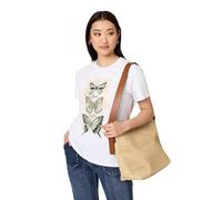 Izabel London Butterfly Printed Short Sleeve T-Shirt - 16 - Green
