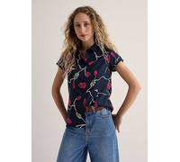 Izabel London Emerald Geo Print Pull-On Harem Pants Emerald