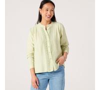 Izabel London Lace Trim Shirt SAGE SIZE 10