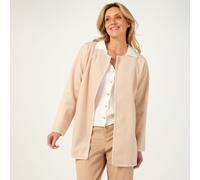 Izabel London Open Edge to Edge Jacket TAN LARGE