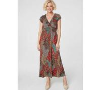 Izabel London Peacock Maxi Dress Denim