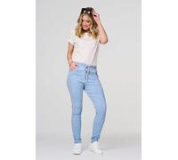 Izabel London Plain Skinny Tie Waist Trousers - Blue - 8