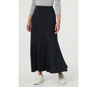 Izabel London Polka Dot Skirt NAVY SIZE 10
