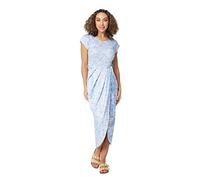 Izabel London Women's Ditsy Floral Tulip Hem Midi Dress in Blue | Size: 18 Izabel London Blue 18