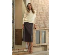 Izabel London Women's Rose Texture Embellished Jumper in Cream | Size: Medium