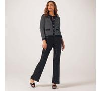Izabel London Sequin Lined Trousers BLACK SIZE 10