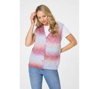 Izabel London Sparkly Sequinned Jumper Vest - Blue - 10