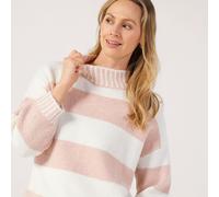Izabel London Stripe Jumper BLUE SIZE 10