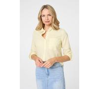 Izabel London Striped Long Sleeve Shirt - 8 - Yellow