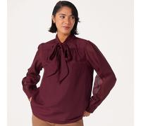 Izabel London Tie Neck Blouse ANIMAL SIZE 10