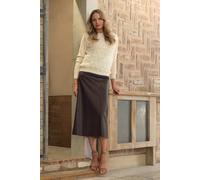 Izabel London Women's Rose Texture Embellished Jumper in Cream | Size: Small