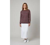 Izabel London Women's Striped Long Sleeve Knit Top | Size: 10