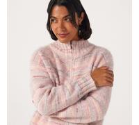 Izabel London Zip Through Cardigan PINK SIZE 16