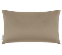 Izabela Peters Cushions With Covers Included, Filled Cushion, Eco-Friendly Velvet Cushions, 50 x 30 cm, Taupe, Chair Cushions, Sofa Cushions, Seat Cushions