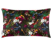 Izabela Peters Cushions With Covers Included, Filled Cushion, Eco-Friendly Velvet Cushions, 60 x 40 cm, Manor House Garden - Charcoal, Chair Cushions, Sofa Cushions, Seat Cushions