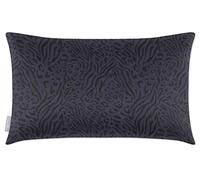 Izabela Peters Cushions With Covers Included, Filled Cushion, Eco-Friendly Velvet Cushions, 60 x 40 cm, Animal Fusion - Graphite, Chair Cushions, Sofa Cushions, Seat Cushions