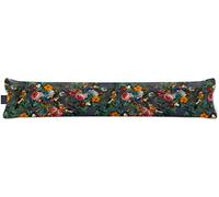 Izabela Peters Luxurious Eco-Friendly Draught Excluder - Birds In Paradise - Graphite - Standard - Window Door Seal, Fabric Draft Excluder Cushion Stopper For Door Bottom