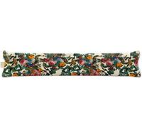 Izabela Peters Luxurious Eco-Friendly Draught Excluder - Birds In Paradise - Ivory Cream - Standard - Window Door Seal, Fabric Draft Excluder Cushion Stopper For Door Bottom