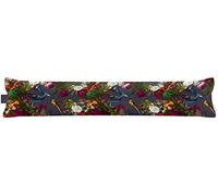 Izabela Peters® Luxurious Eco-Friendly Draught Excluder - Manor House Garden - Graphite - Extra Long - Window Door Seal, Fabric Draft Excluder Cushion Stopper For Door Bottom