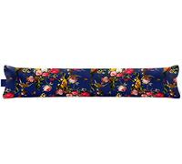 Izabela Peters® Luxurious Eco-Friendly Draught Excluder - Monkey Puzzle - Midnight - Extra Long - Window Door Seal, Fabric Draft Excluder Cushion Stopper For Door Bottom