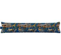 Izabela Peters Luxurious Eco-Friendly Draught Excluder - Safari Voyage - Estate Blue - Standard - Window Door Seal, Fabric Draft Excluder Cushion Stopper For Door Bottom