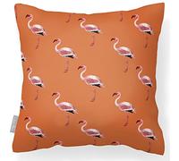 Izabela Peters Outdoor Cushions Waterproof, 43 cm, Filled Outdoor Cushion, Flamingos - Burnt Orange, Garden Furniture Cushions, Outdoor Seat Cushions, Garden Chair Cushions