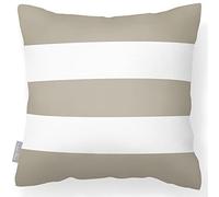 Izabela Peters Outdoor Cushions Waterproof, 43 cm, Filled Outdoor Cushion, Twill - 3 Stripes Horizontal, Garden Furniture Cushions, Outdoor Seat Cushions, Garden Chair Cushions