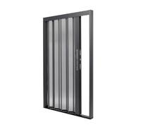 izable Mesh Folding Door with Lock & Key SLE Sliding Sn Door for Indoor/Outdoor Use Retractable Width & Height (56"x80" 142x203cm)
