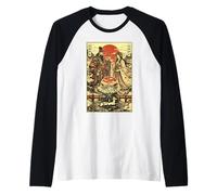Izanagi and Izanami Ukiyo-e Aesthetic Japanese Mythology Raglan Baseball Tee