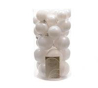 Izaneo Christmas Baubles Pack of 30 White Winter