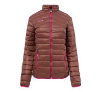 Izas Greece Feather Jackets, Women, womens, 8434076447100, Brown/Fuchsia, M