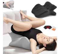 Izbdcy 27 Degree Couples Pillow for Couples Sweet Spot Intimacy Pillows, Maintains Perfect 27 Angle Every Time, Firm Foam That Won’t Shift, Waterproof & Washable Cover (Black)