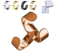 Izbdcy Calmi Ring - The Original Calmi Ring Magnetic Therapy Rings for Women, Calmara MagneticRing, Designed for Peace - Magnetic Calm, Day and Night(Rose gold)