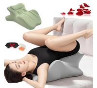 Izbdcy Couples Pillow for Intimacy,Sweet Spot Pillow,27 Degree Couples Pillows Intimacy Pillows for Adults Cuddling,Fast Rebound for All Postures,Make the Rhythm of Love More Comfortable (Green)