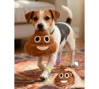Izbdcy Funny Talking Poop Plush Toy - Makes Fart Sounds, Small Indestructible Farting Dog Toy with 6+ Different Fart Sounds for Teen & Pet - Helps to Quickly Relieve Stress (2)