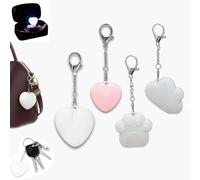 Izbdcy Love Wallet Tote Bag Touch Sensing Light, LED Automatic Glow Lights Heart Bag Lamp with Motion Sensor, Rechargeable Mini Flashlight, Purse Light for Women Handbags and Gifts (4PC)