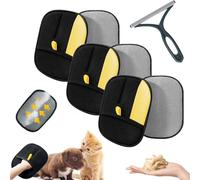 Izbdcy Premium Pet Hair Removal Glove, 2025 New Double-Sided Reusable Pet Hair Remover Electrostatic Gloves, Say Goodbye to Stubborn Fur, Smooth on All Fabrics - Clothes, Sofa, Rugs (3PCS)