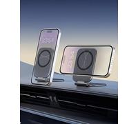 Izbdcy Ultra-Thin Foldable Magnetic Car Phone Mount 2026 New Model Automotive Foldable Magnetic Navigation for Vent, Desk - Securely Fix the Phone in Place - Doesn't Obstruct Driving Vision (3)