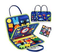 IZDUDO Busy Book for Toddlers, Montessori Busy Board Sensory Activity Book for Developing Fine Motor Skills & Preschool Education, Travel-Friendly Learning Toy for Plane & Car #2