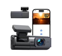 iZEEKER 1440P Dash Cam with WiFi, 2.5K QHD Dashcam, Mini Dash Camera with WDR, G-Sensor Emergency Recording, Loop Recording, 24H Parking Mode Support
