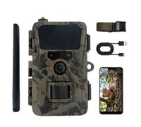 iZEEKER 2-in-1 Cloud 4G & Standard Wildlife Camera, 2K HD 32MP Trail Camera with Night Vision Motion Activated, App Control Time Lapse Loop Recording No WiFi IP66 Waterproof with Sim Card for Wildlife