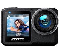 iZEEKER Action Camera 5K30FPS 24MP, 40M Waterproof Underwater Camera with 12M Waterproof Unprotected, 2.2” Touchscreen, 5G WiFi, EIS, Internal 1600mAh Battery and 64GB Storage, Accessories Kit