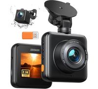 iZEEKER 1440P Dash Cam Front and Rear with FREE SD Card, 2.5K QHD Car Camera Dashboard, Dual Dashcam for cars with Night Vision, WDR, Loop Recording, G-sensor, 24/7 Parking Monitoring Supports