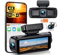 iZEEKER iD340 4-Channel Dash Cam, 4K Front, 3x1080P, WiFi 6