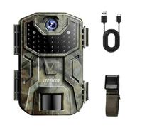 iZEEKER Wildlife Camera with Night Vision Motion Activated, HD Trail Camera with 940nm No Glow Infrared LEDs, Game Camera No WiFi IP66 Waterproof Night for Garden Wildlife Watching Security