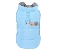 Izefia Dog Coat Pet Apparel Cold Weather Coat Windproof Jacket Lining Warm Dog Sweater Winter Thick Clothes Basic Simple Elegant Vest Dog Coat for Small Dog Medium Dog Cat Blue S