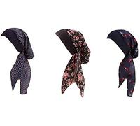 iZEN 3 PACK - Chemo Turban For Women Head Scarf Headwrap Head Cover Chemotherapy Headwear Cap Hat Scarf